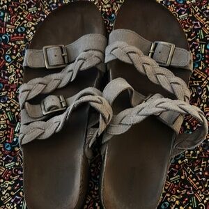Sonoma Gray Braided Sandals
